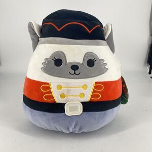 New SQUISHMALLOWS 12" Winter Fox in Nutcracker Outfit Medium Plush GRACELYNN